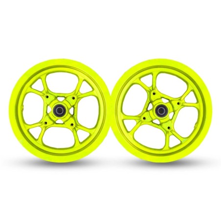 JUEGO LLANTAS 10" MINIGP 110 / ALEVIN 90 ¡4 COLORES!