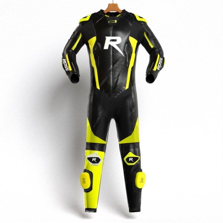 MONO XFOUR ADULTO MODELO ROSS AMARILLO FLUOR Y NEGRO