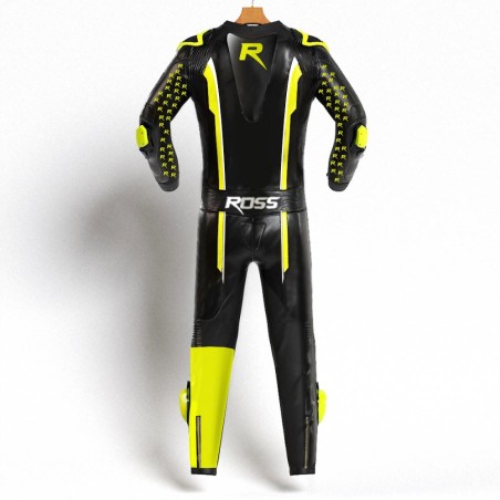MONO XFOUR ADULTO MODELO ROSS AMARILLO FLUOR Y NEGRO