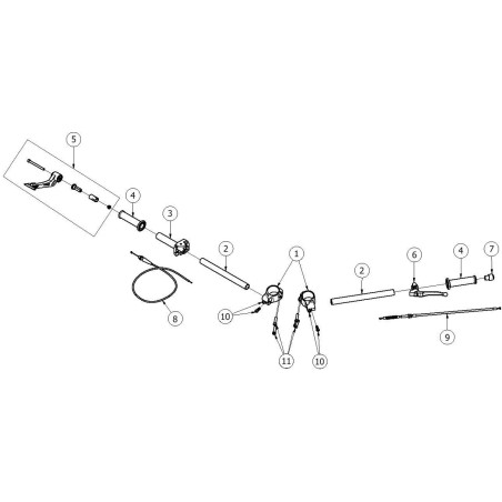 Despiece MOTO 5 (SEMIMANILLAR)