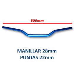 MANILLAR 28mm (AZUL)
