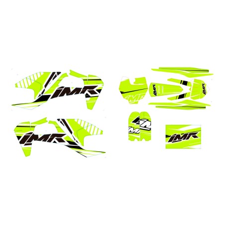 KIT ADHESIVOS RACE PRO 190 AMARILLO