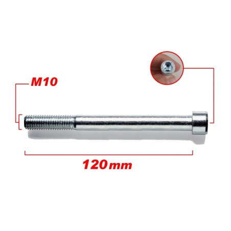 TORNILLO M10x120mm ALLEN CUNA TRASERA MOTO 5