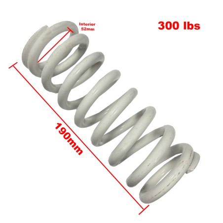 MUELLE AMORTIGUADOR FASTACE 190mm 300lbs di52mm