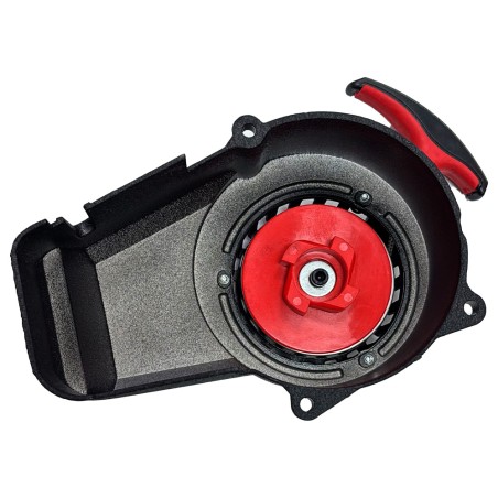 TIRADOR PLASTICO PIÑON INTERIOR NYLON (ROJO)