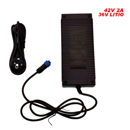 CARGADOR 42V 2A BATERIA LITIO 36 MINICROSS E-SX