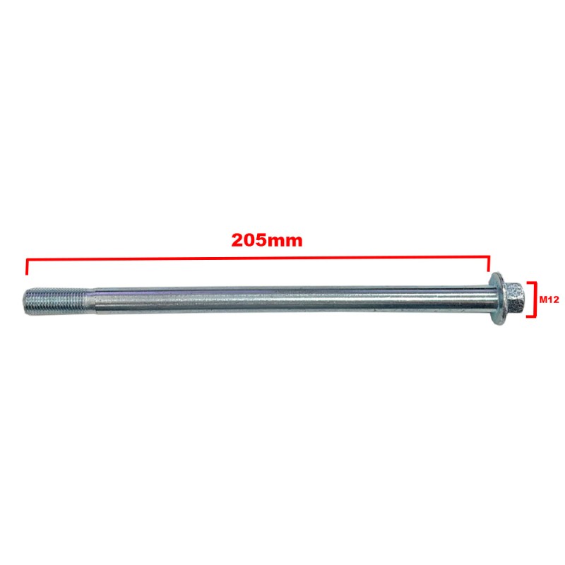 EJE RUEDA DELANTERO IMR MINICROSS E-SX M12x205mm
