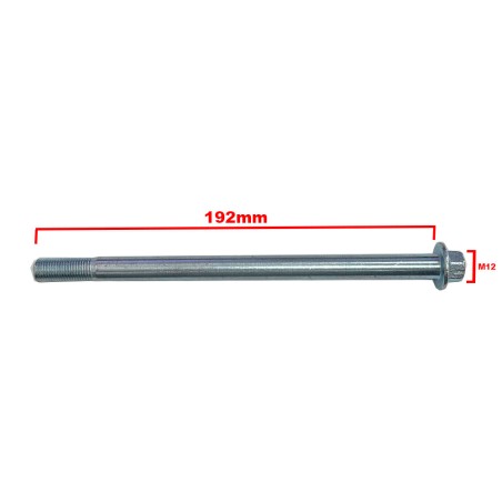 EJE RUEDA TRASERO IMR MINICROSS E-SX M12x192mm