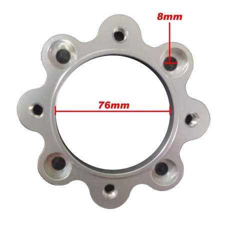 GALLETA DESPLAZADORA CORONA 15mm MOTOLIGA (4 Tornillos)