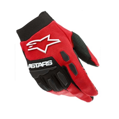 GUANTES NIÑO CROSS ALPINESTARS FULL BORE ROJO