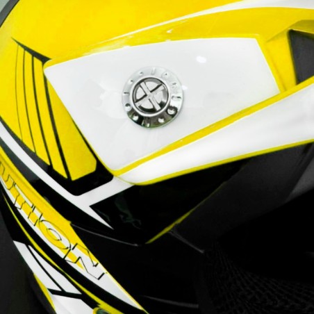 CASCO NIÑO IMR MX AMARILLO GAMA EVOLUTION