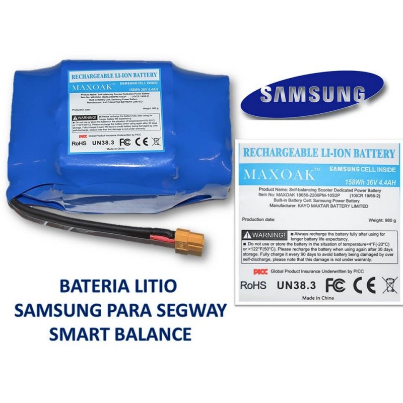 BATERIA LITIO 36V / 4.4Ah SAMSUNG SEGWAY