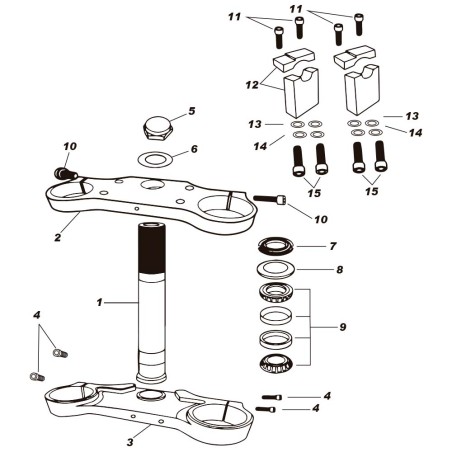 Despiece IMR Corse 155 RR (DIRECCIÓN)